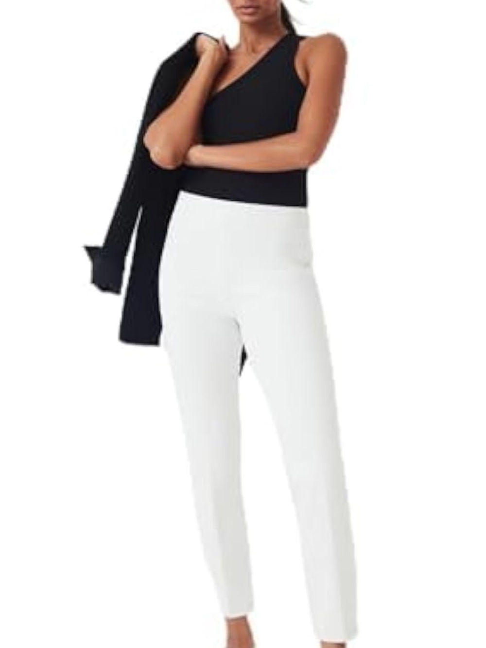 SPANX White High-Rise Skinny Pants